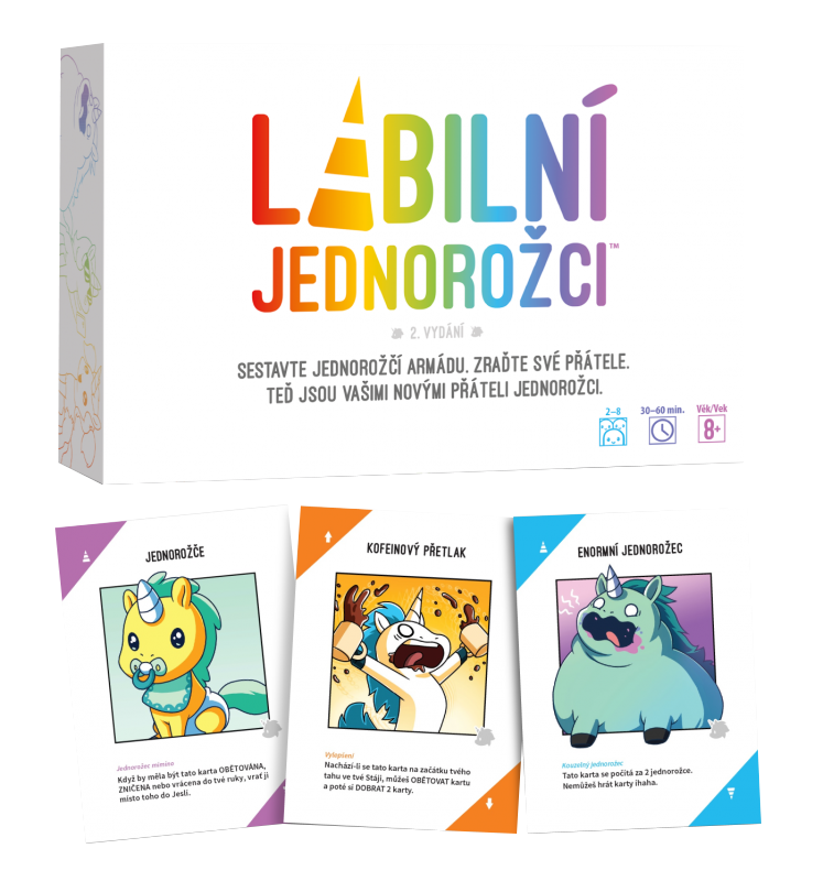 Hra Labilní jednorožci –⁠ párty hra