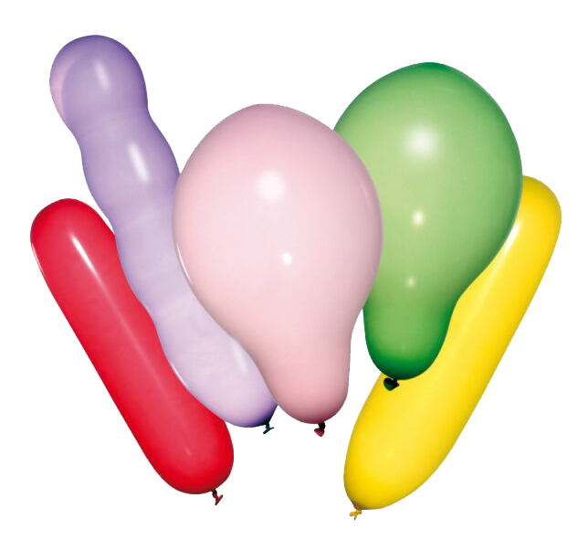 Balónky 100 ks mix barev a tvarů