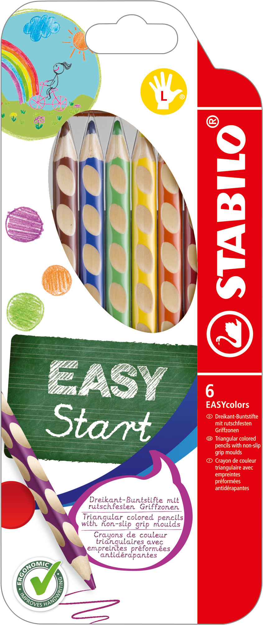 Pastelky STABILO EASYcolors