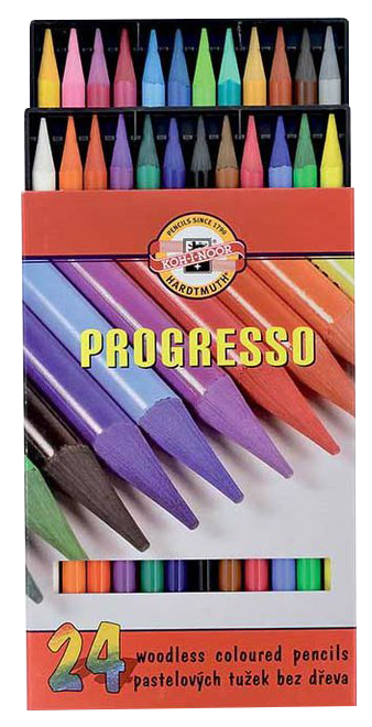 Koh-i-noor pastelky PROGRESSO dlouhé