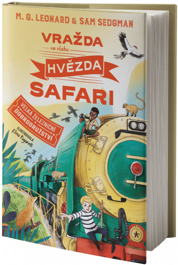 Obal knihy Vražda ve vlaku Hvězda&nbsp;safari