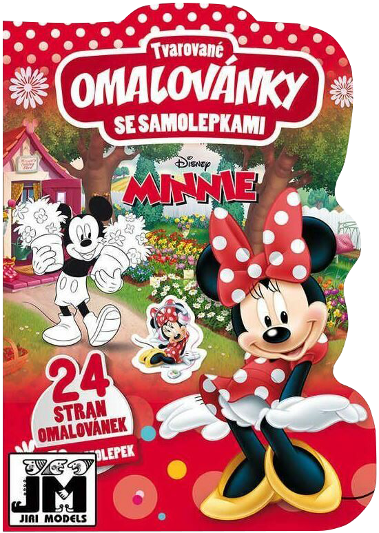 Omalovánky se samolepkami – Minnie